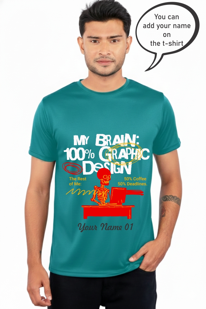 Customized Graphic Designer T-Shirt 1873 MD