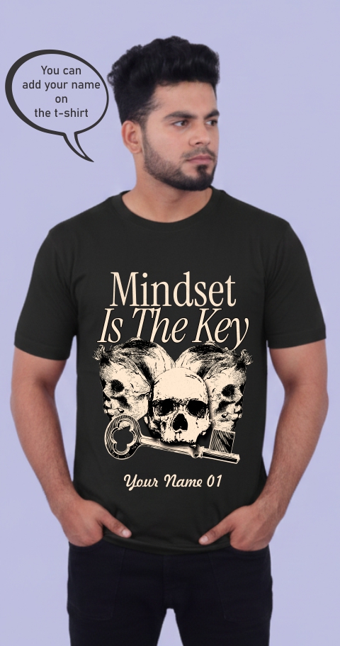 Mindset Is The Key Custom T-Shirt 1555 MC