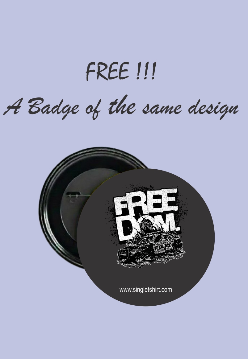 Personalized Freedom Graphic T-shirt 1680 MD