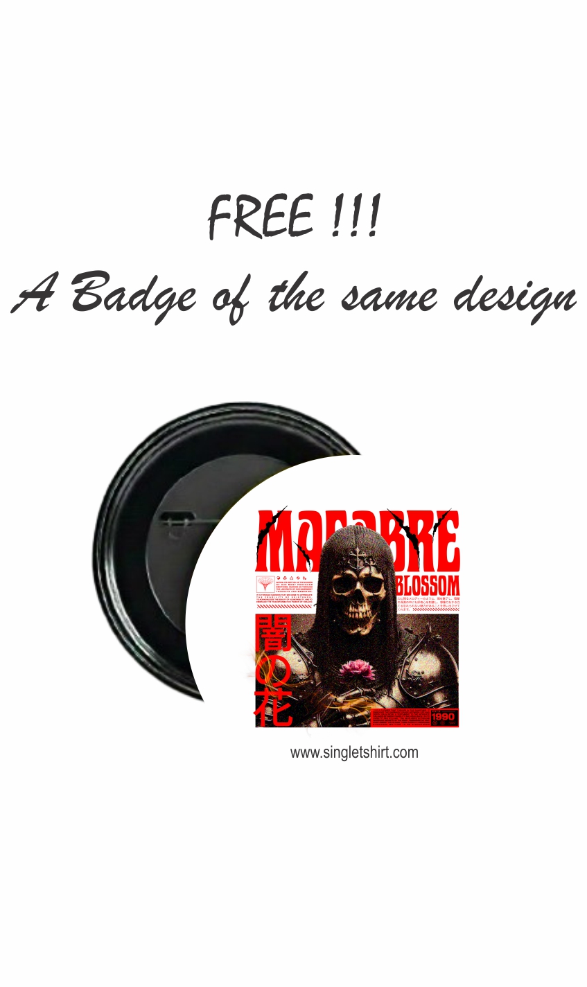 Custom Macabre Blossom T-shirt 1511 MC