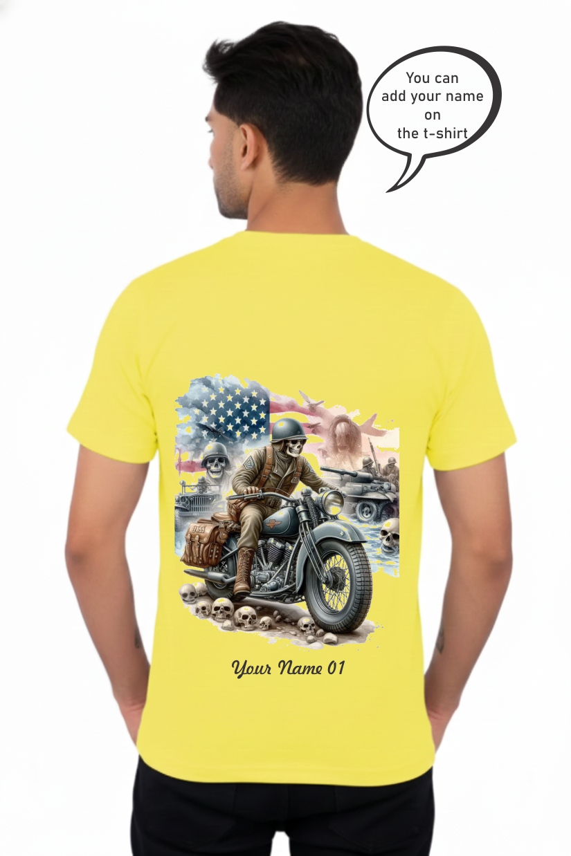 Custom Motorcycle Graphic T-Shirt 1566 MA
