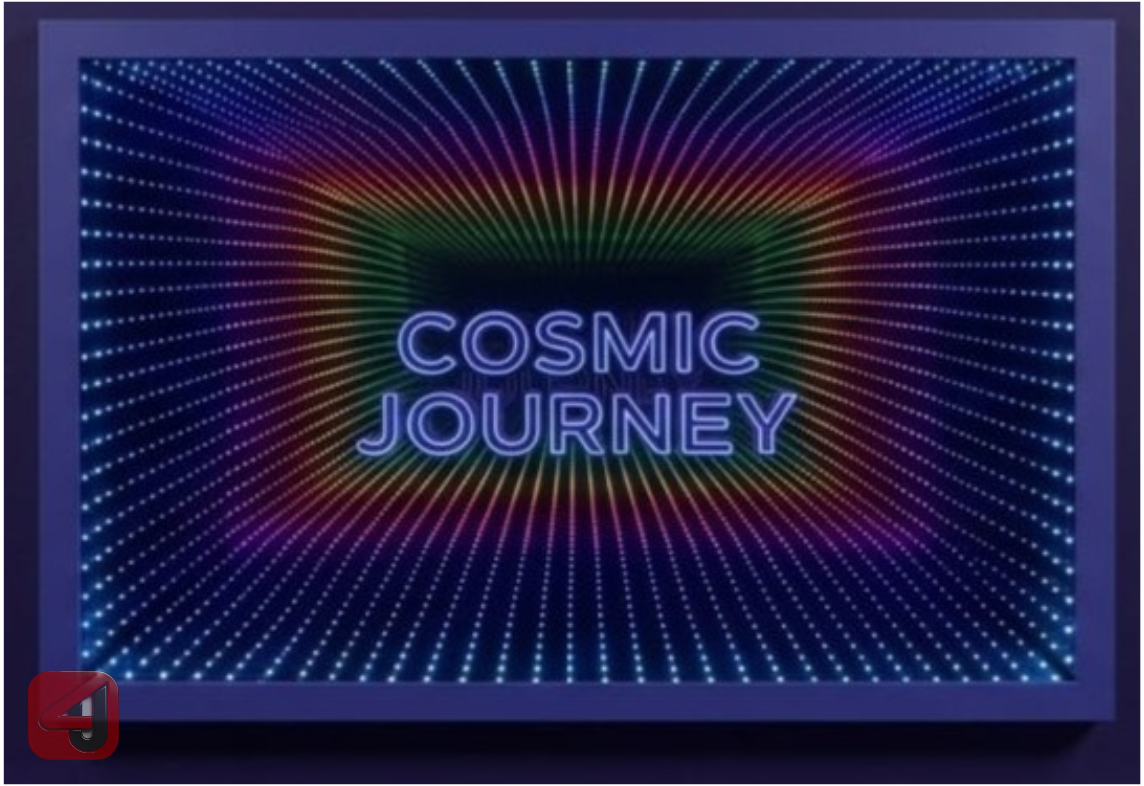  Cosmic Journey LED  infinity mirror Art Frame