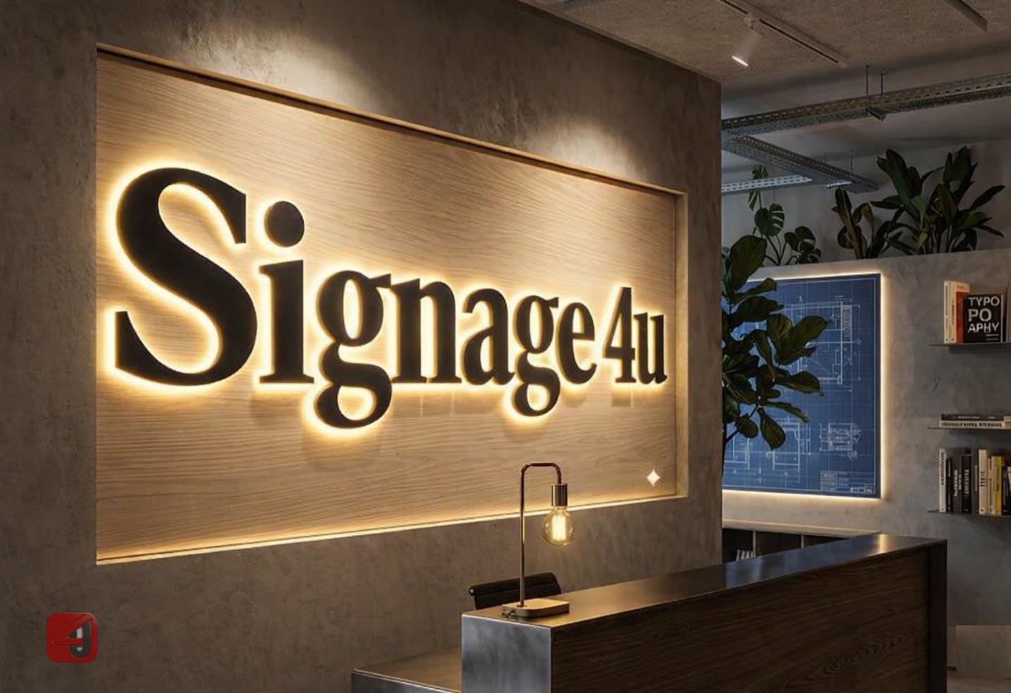 Illuminated Wall Sign