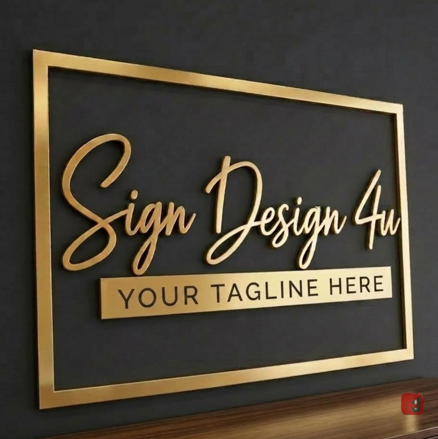 Custom 3D Metal Wall Sign