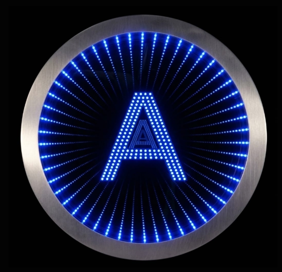 LED Illuminated Wall Letter A