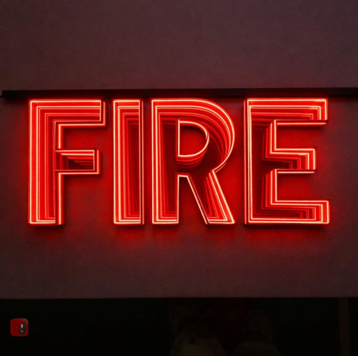 FIRE Neon Sign
