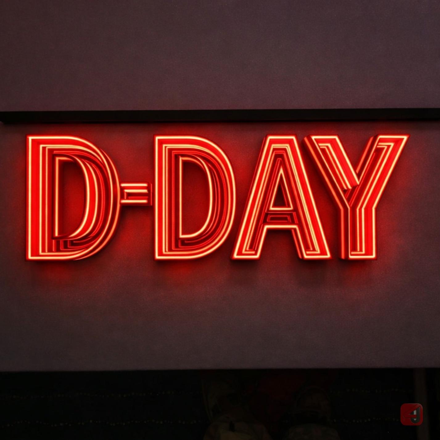 D-DAY Neon Sign