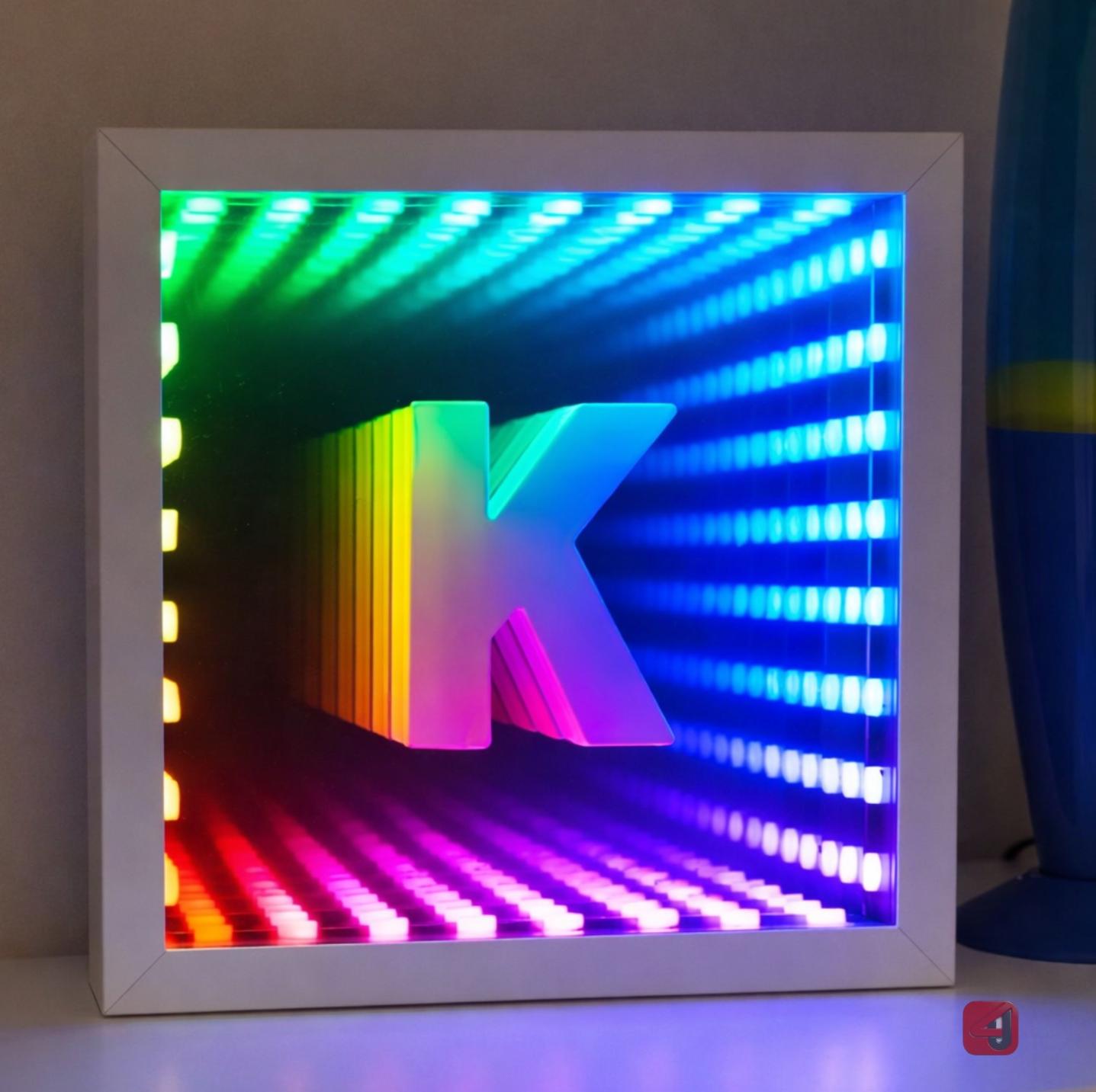 Infinity Mirror Light Box - K