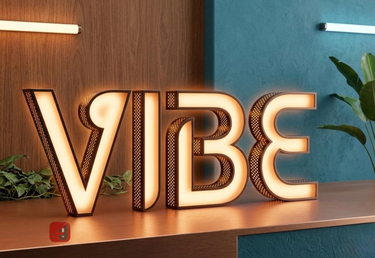 VIBE LED Light Sign