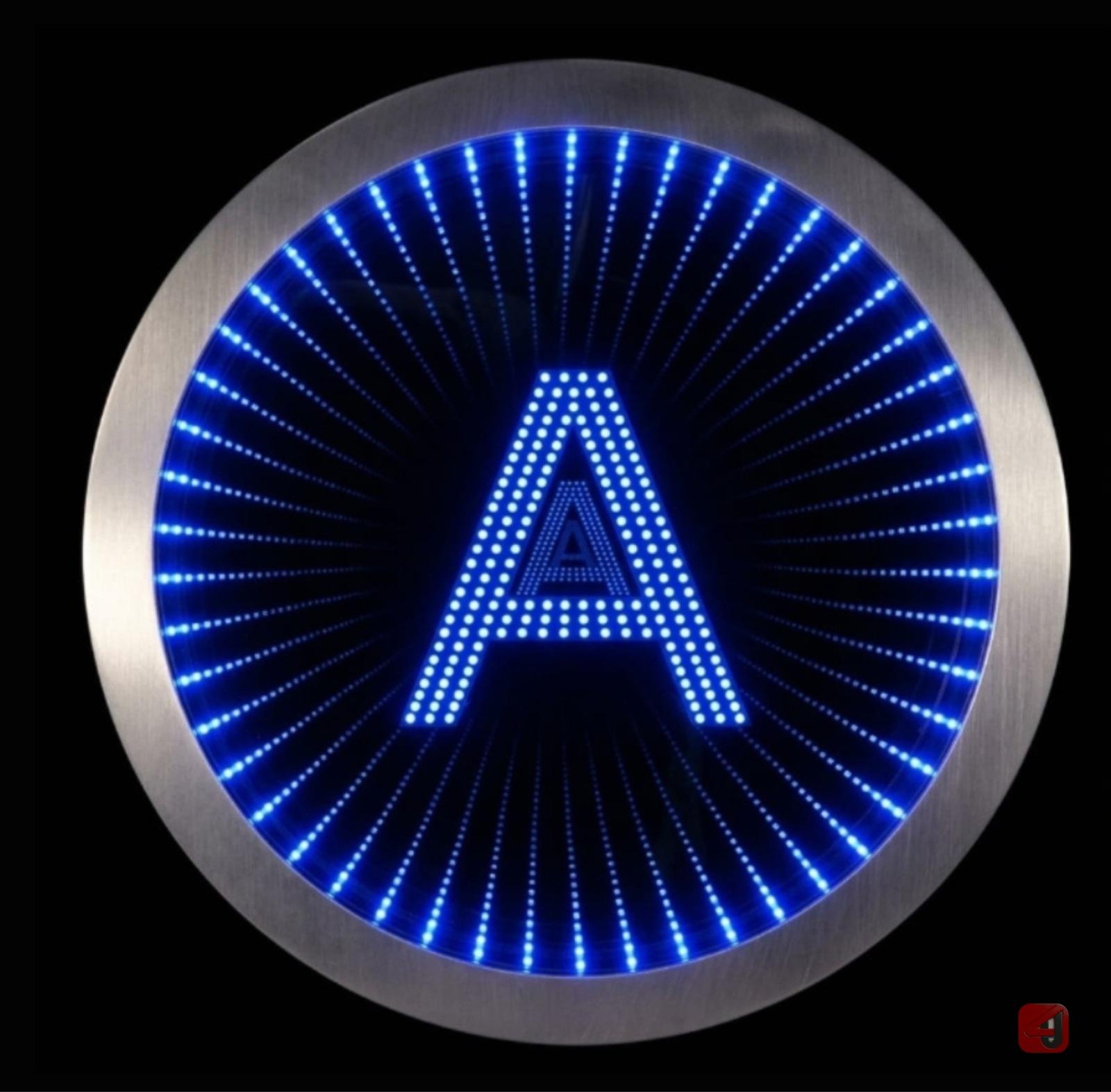 LED Illuminated Letter A Sign