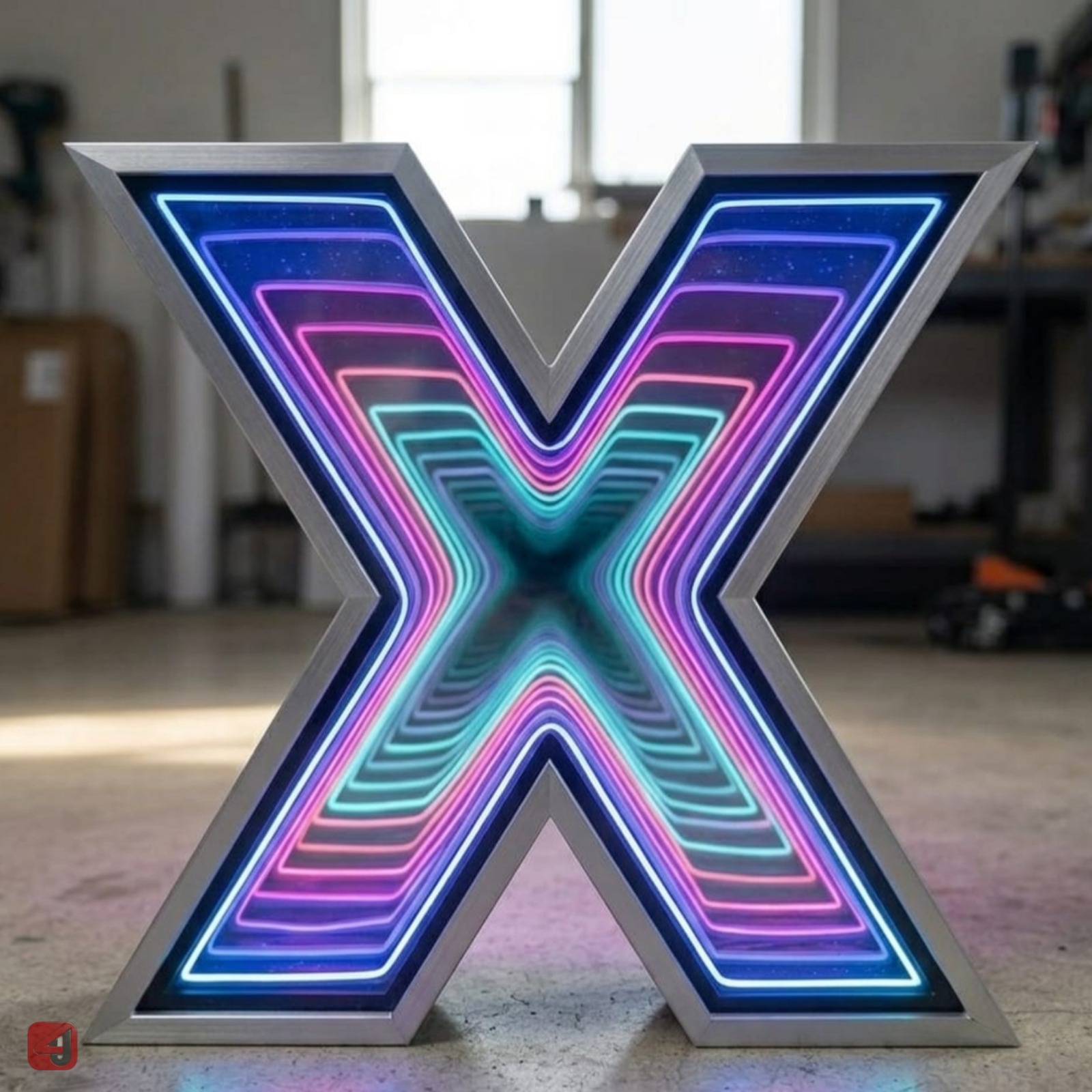 LED Infinity Mirror X Light