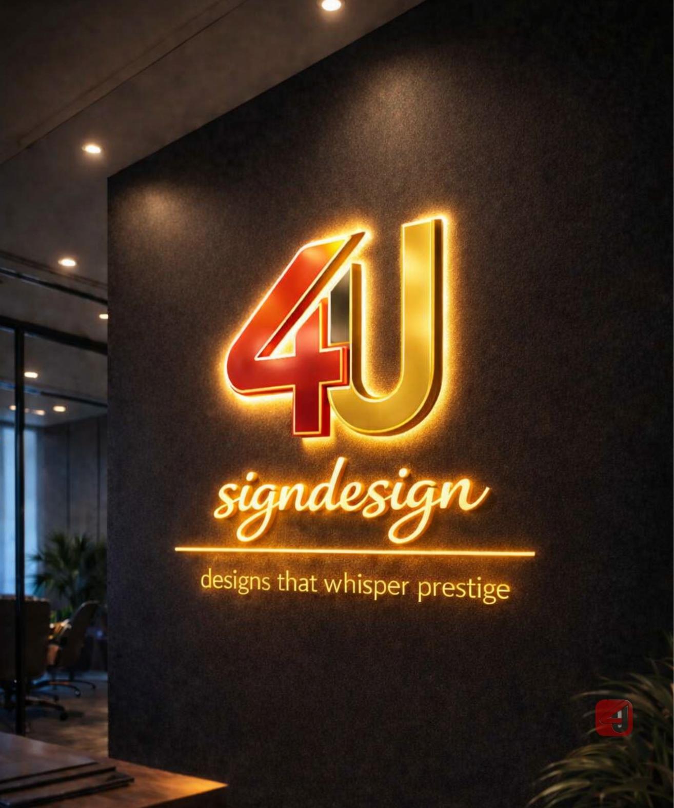 Custom LED Wall Sign