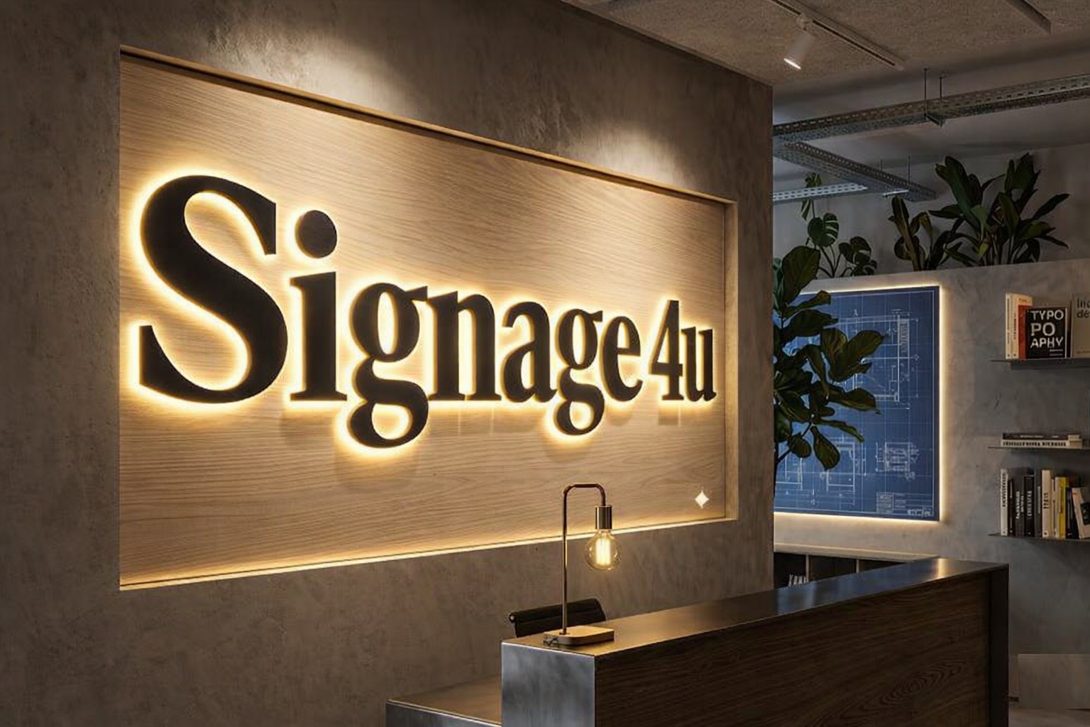 Custom Illuminated Wall Sign