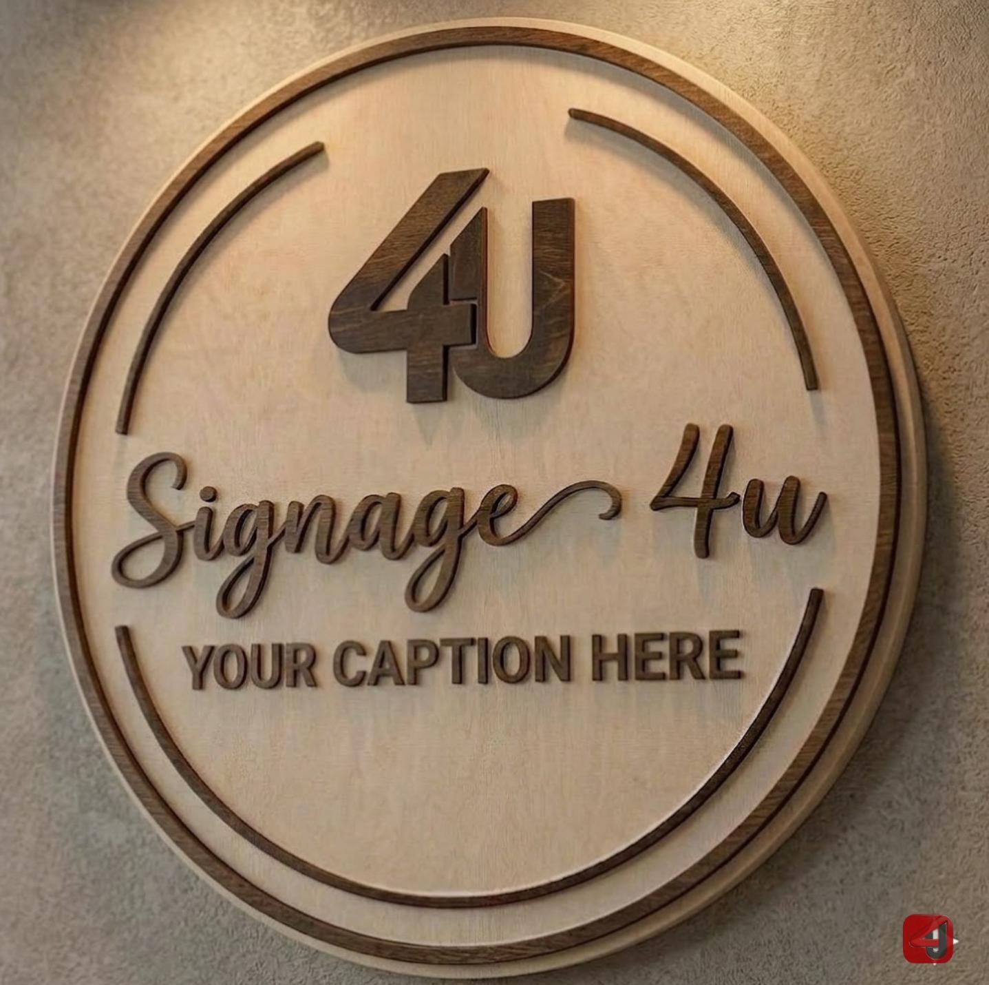 Custom Wooden Wall Sign