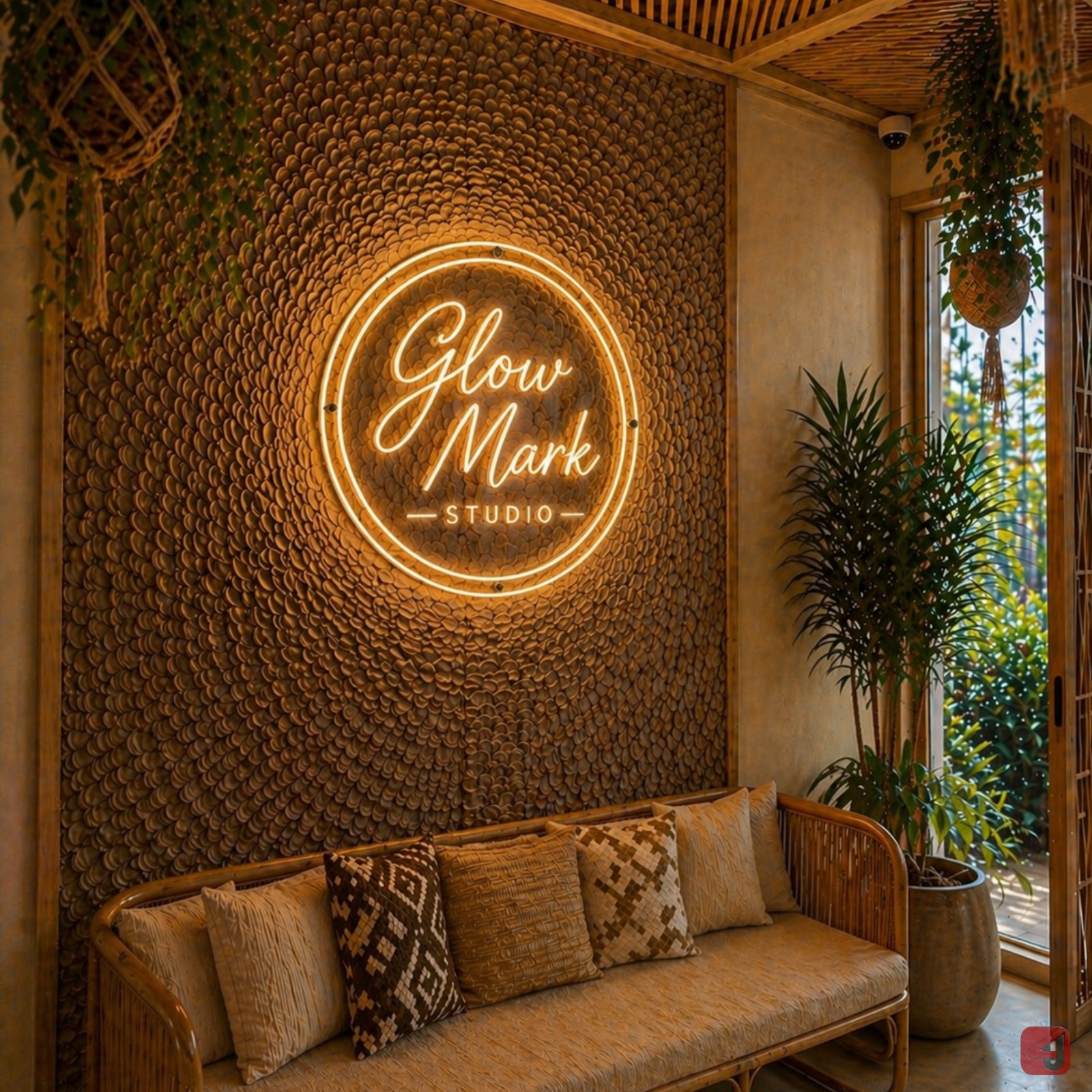 Glow Mark Neon Sign