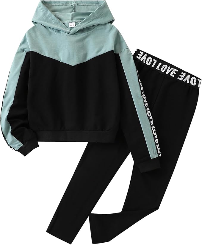 Kid Girls Clothes - Girls Outfits Tie Dye Tops and Leggings Pants 2 Piece Spring Clothes Set