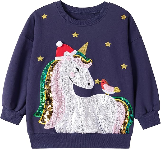 HILEELANG Toddler Girl Fall Outfits Clothing Sets Cotton Sweatshirts Leggings Pnats Clothing Playwear Sets 2pc