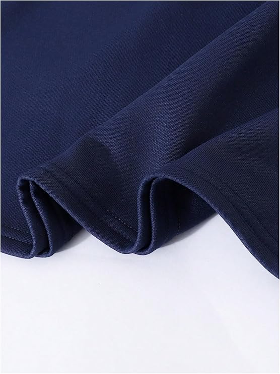 Girl's 2 Piece Outfits Letter Graphic Color Block Sweatshirts and Wide Leg Pants