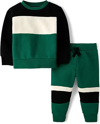 The Children's Place baby-boys And Toddler Sweatshirt and Sweatpant 2 Piece Outfit