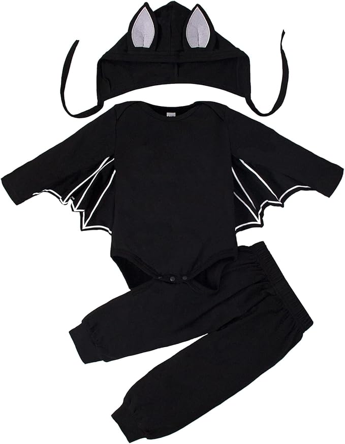 Magic Park 3M-3T Kid Long Sleeve Romper Baby Bodysuit Holiday Outfits Toddler Jumpsuit Winter Boy Girl Tops Pants Set