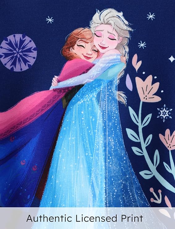 Disney Frozen Toddler Girl Outfits Long Sleeve Shirt and Pocket Pant Clothing Sets Fall Casual Pullover Dailywear