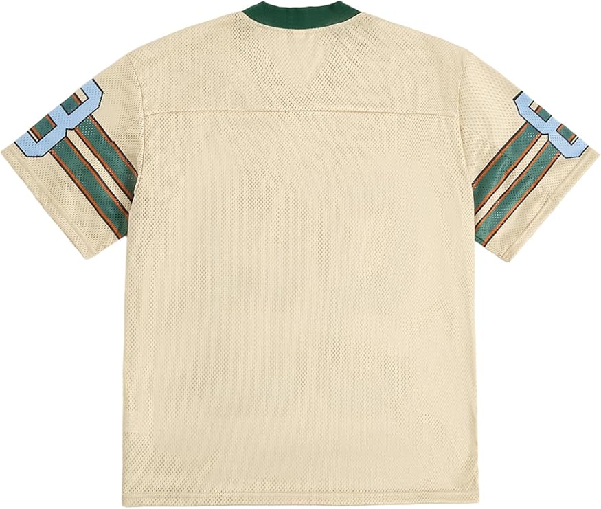 SOLY HUX Mens Jersey Y2k Baggy Shirts Graphic Tees Oversized V Neck Tshirts Summer Tops