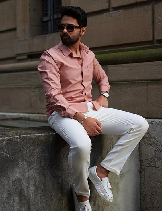 COOFANDY Men's Casual Button Down Shirts Long Sleeve Untucked Shirts Regular Fit Linen Shirt