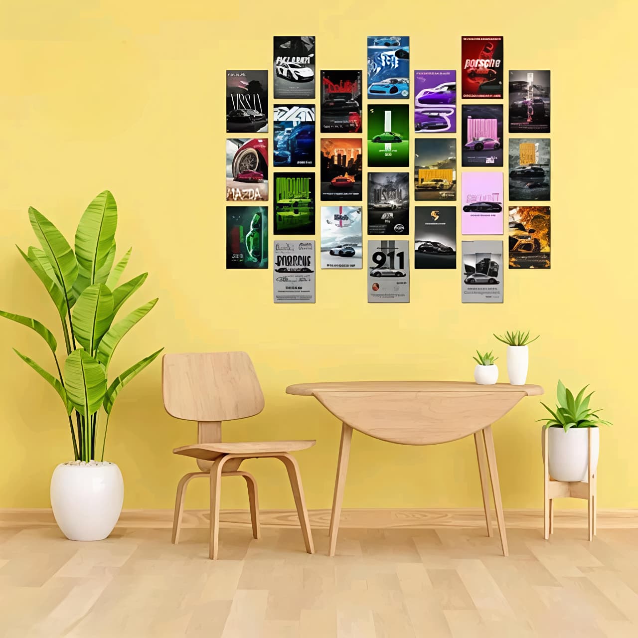 Aesthetic Car Wall Collage Kit || 24pcs (4×6inch) car Aesthetic Posters For Room Decoration