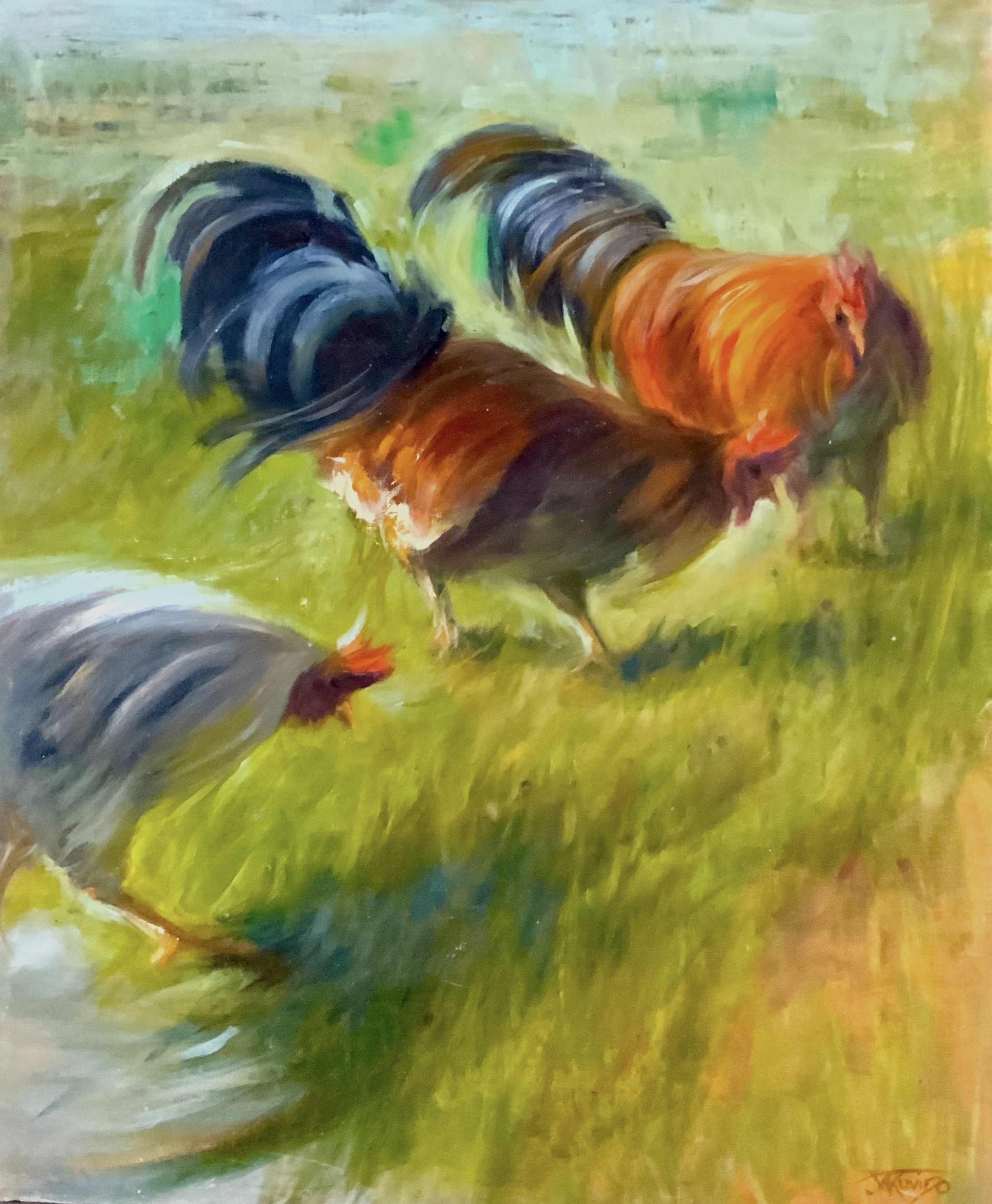 Morning in the Grass