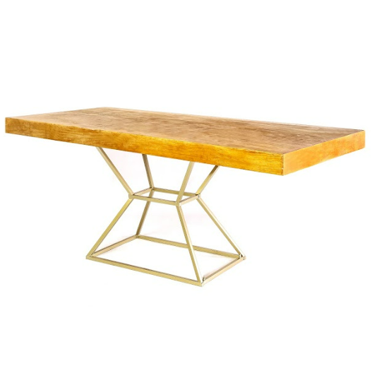 MESA INDUSTRIAL DIAMENTE DOURADA TAMPO GRANDE 