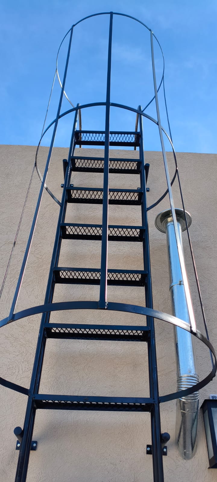 Escalera caracol metal