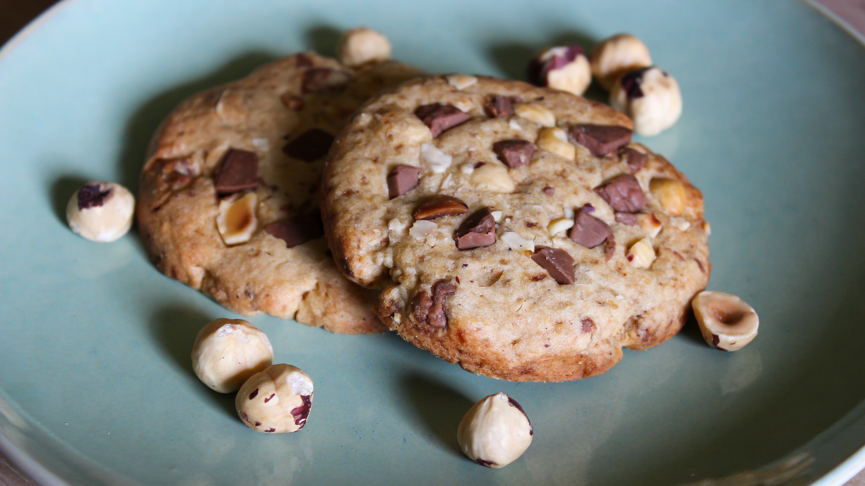 Cookie noisette - chocolat praliné