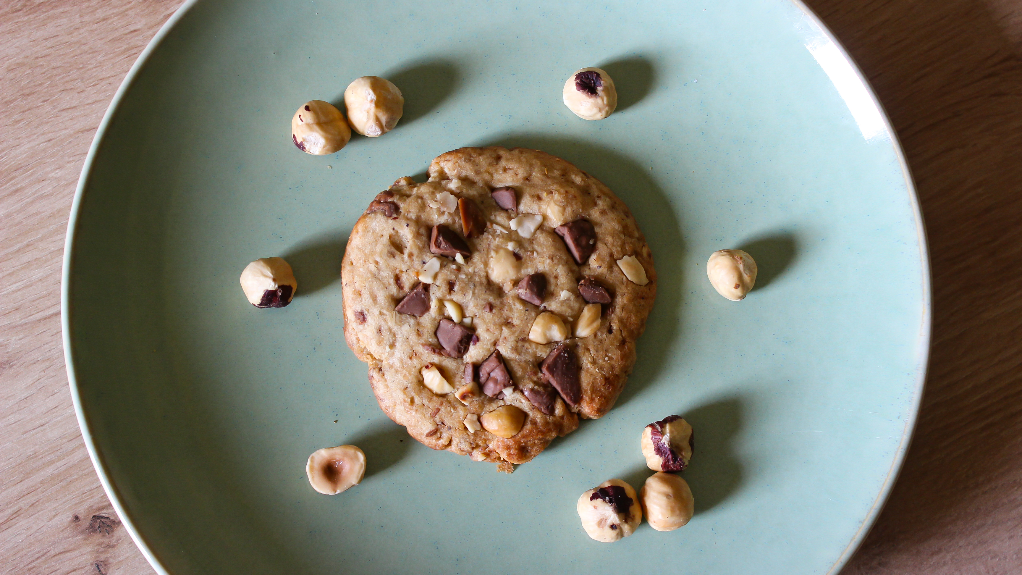 Cookie noisette - chocolat praliné