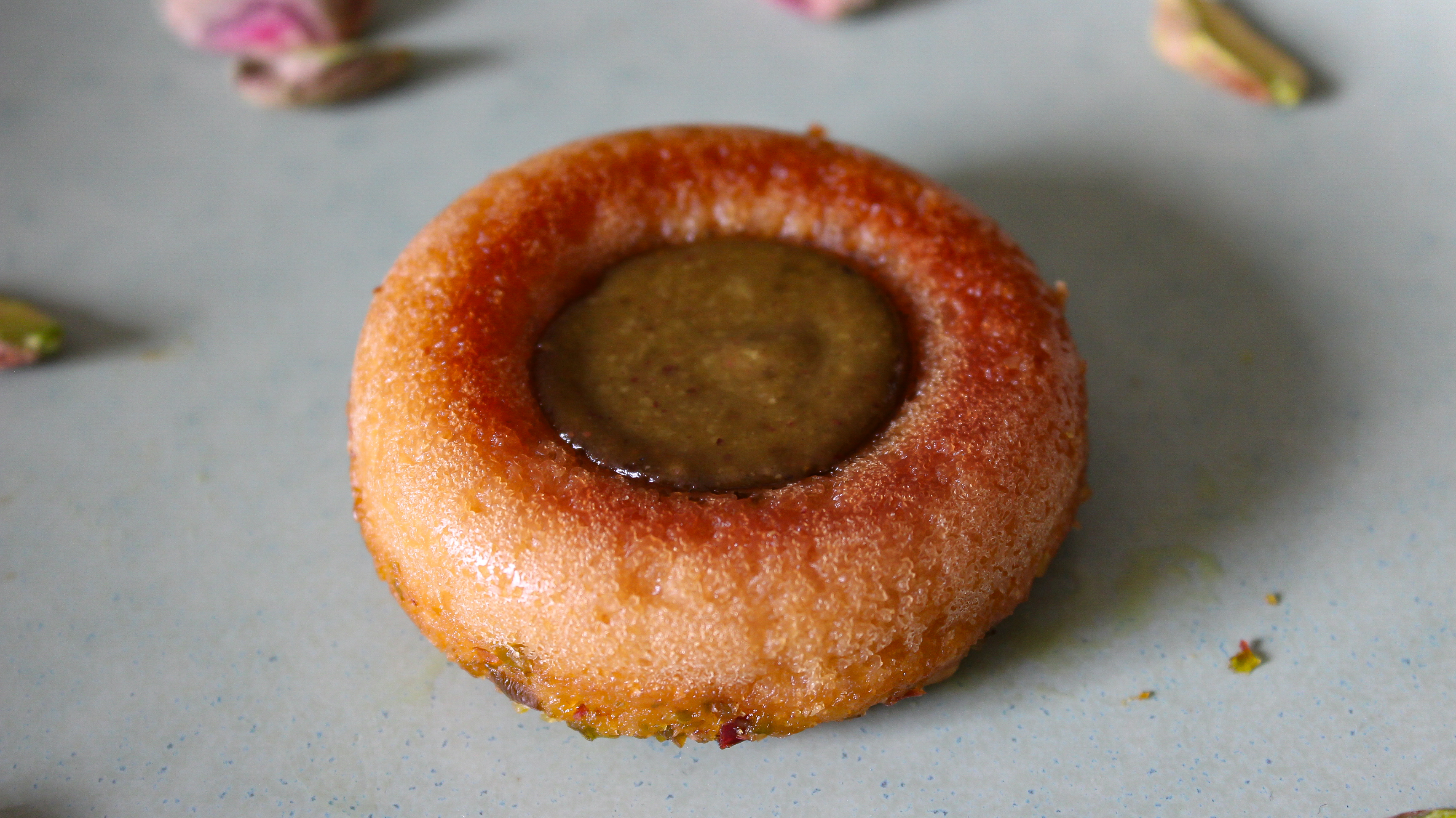 Financier fleurs d'oranger - pistache