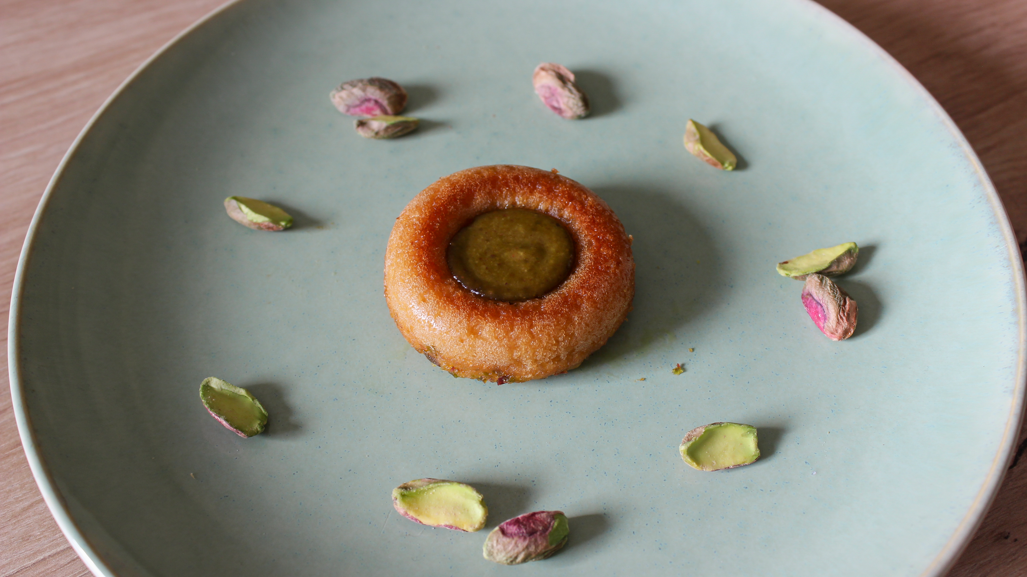 Financier fleurs d'oranger - pistache