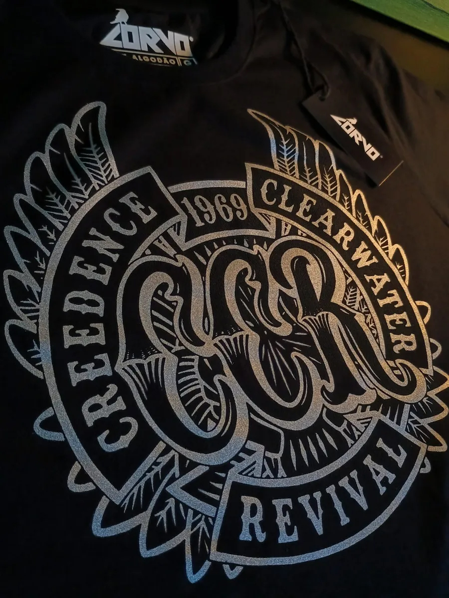 Camiseta Creedence Clearwater Revival - Silk Metalizado