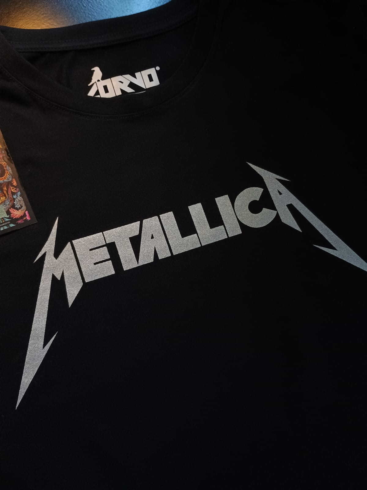 Camiseta Metallica - Frente E Costas Metalizado