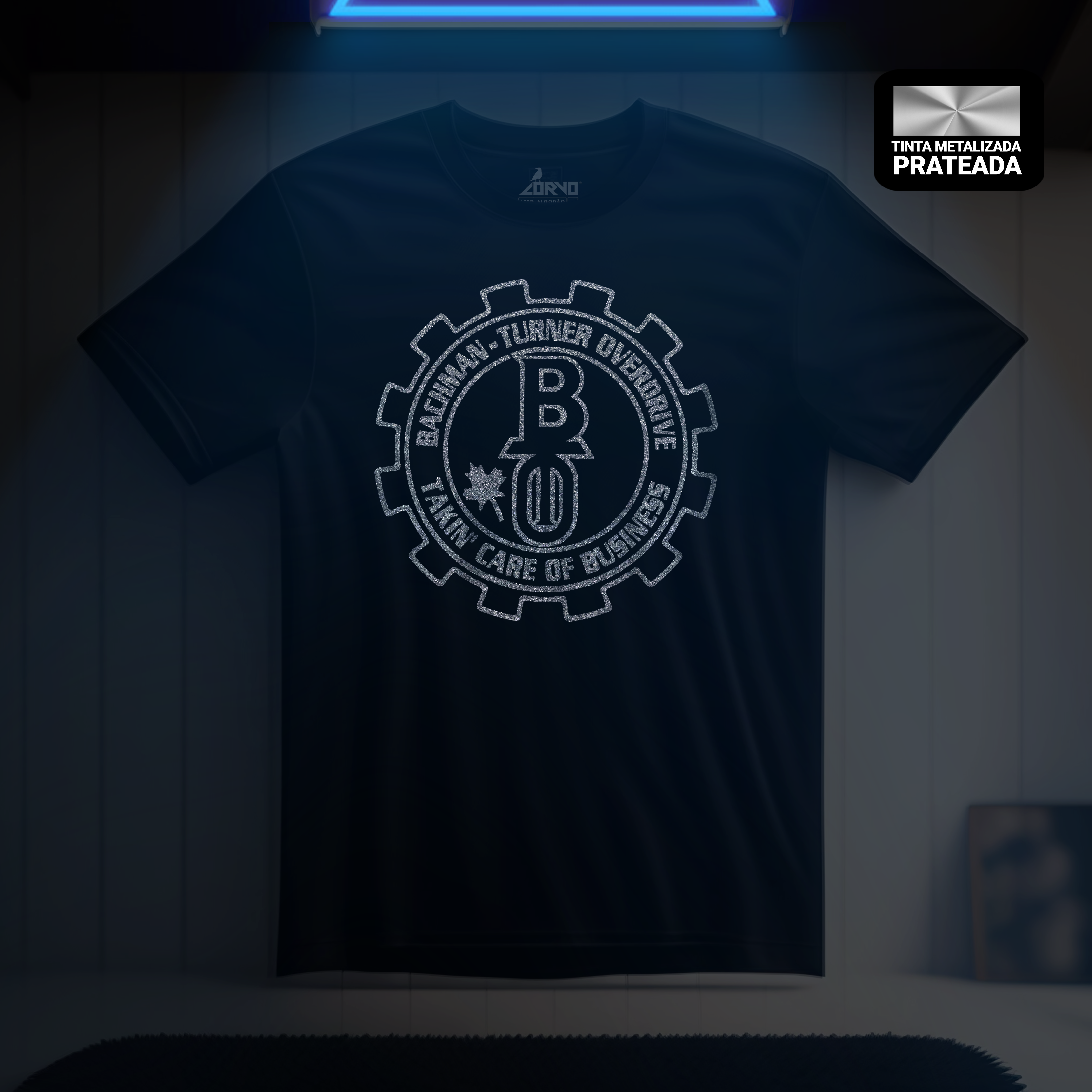 Camiseta Banda Bachman Turner Overdrive - Silk Metalizado