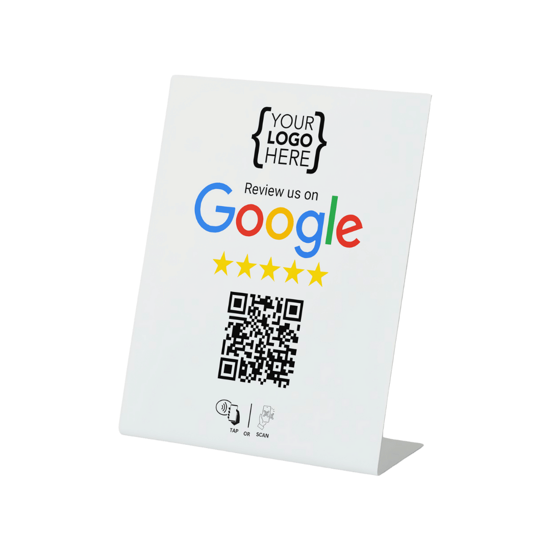 Custom Google Review Stand