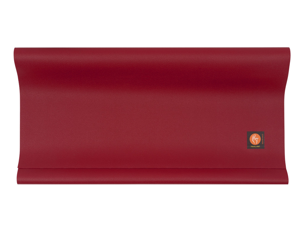 Tapis de yoga Travel-Mat - Bordeaux 185cm x 65cm x 1,3mm