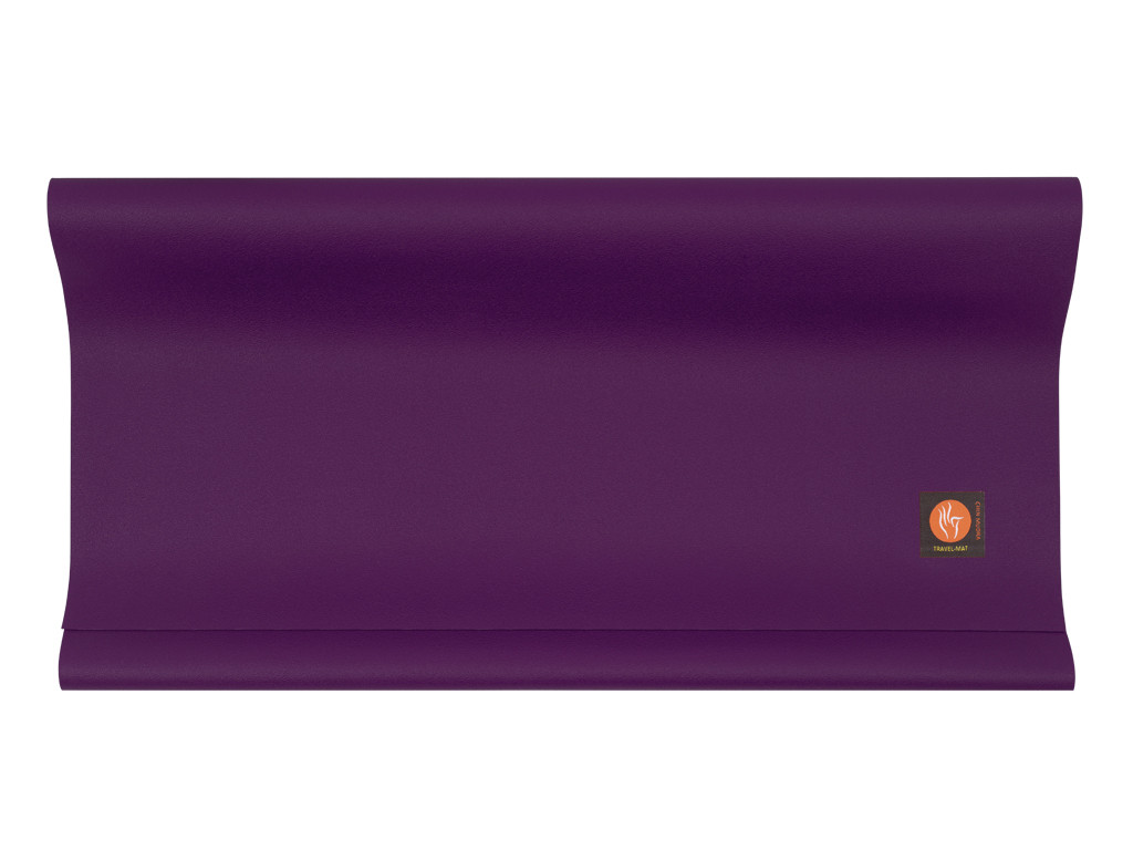 Tapis de yoga Travel-Mat - Prune 185 cm x 65 cm x 1,3 mm