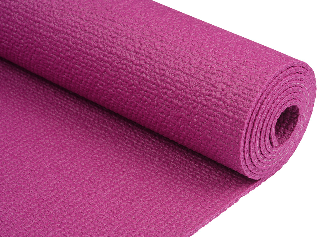 Tapis de yoga Extra-Mat 185cm/220cm x 60cm x 4.6mm Framboise