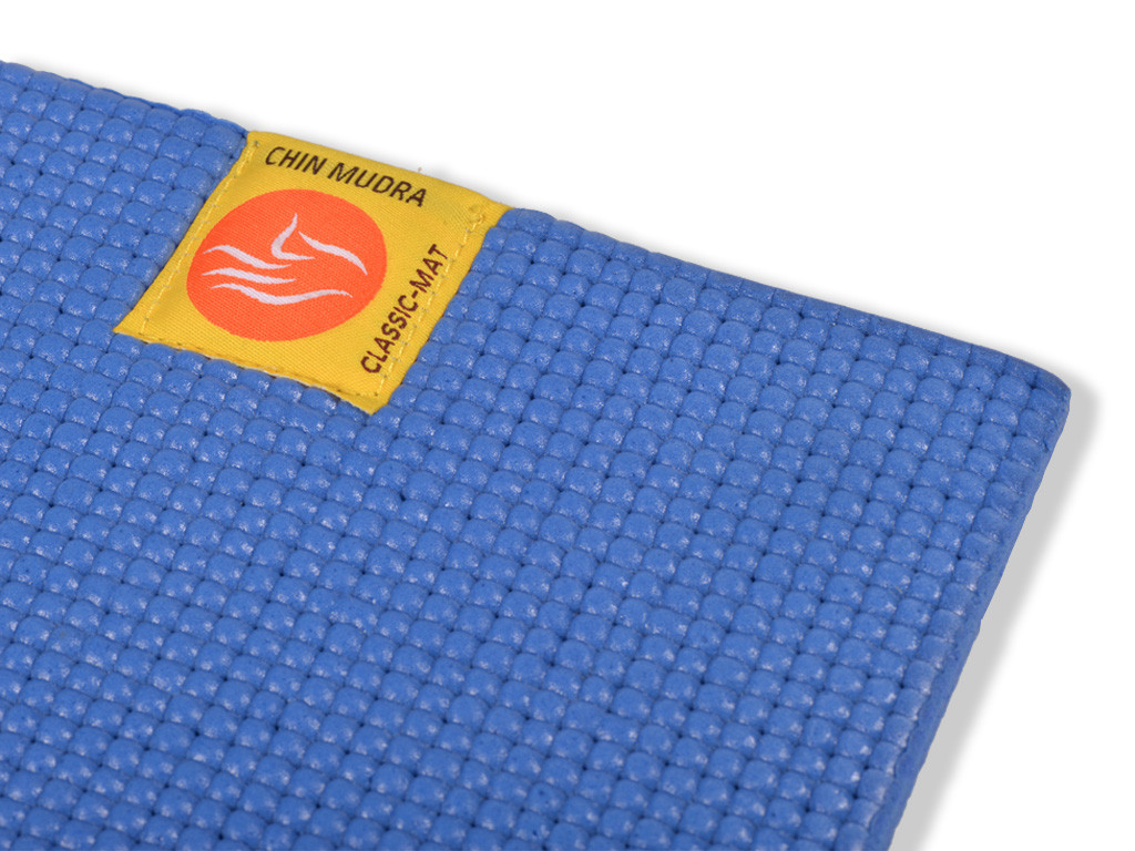 Tapis de yoga Non toxiques - 183cm x 61cm x 4.5mm Bleu