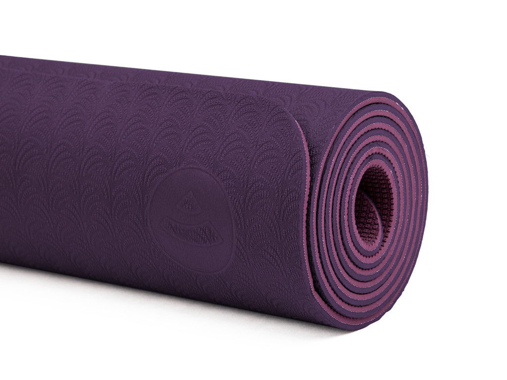 Tapis de Yoga Eco-Terre 183 cm X 60 cm x 6 mm Violet