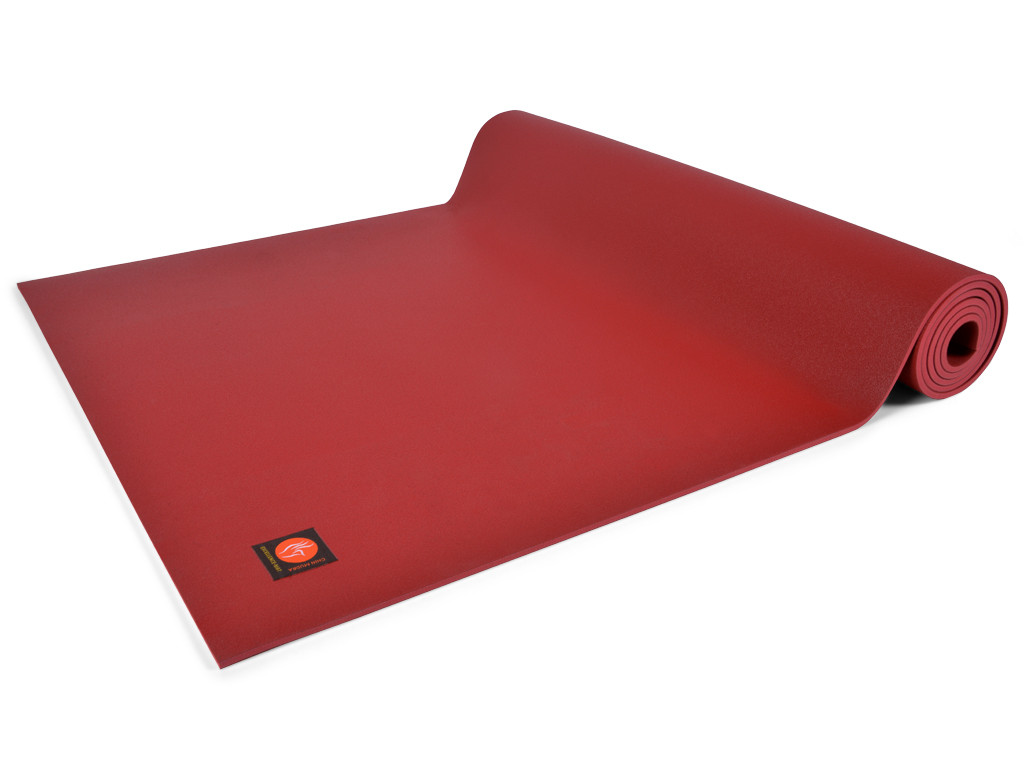Tapis de yoga Excellence Mat 100% Latex - 4,5mm Bordeaux