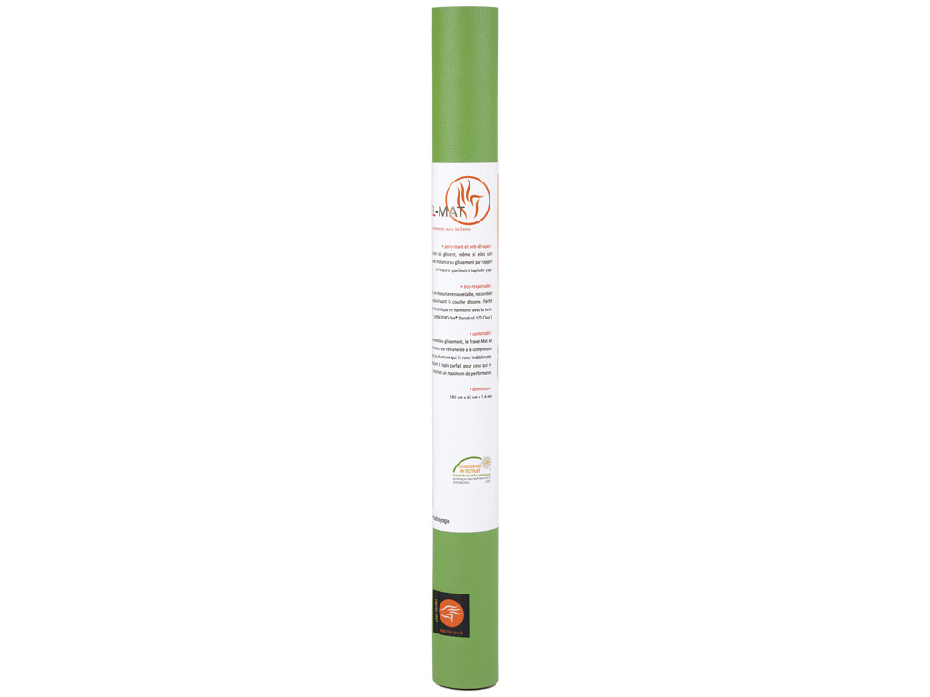 Tapis de yoga Travel-Mat - Vert 185cm x 65cm x 1,3mm