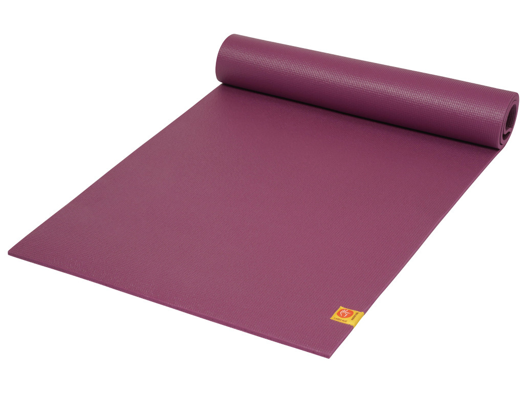 Tapis de Yoga Pilate et Ashtanga yoga - 183 cm x 61 cm x 8 mm Prune