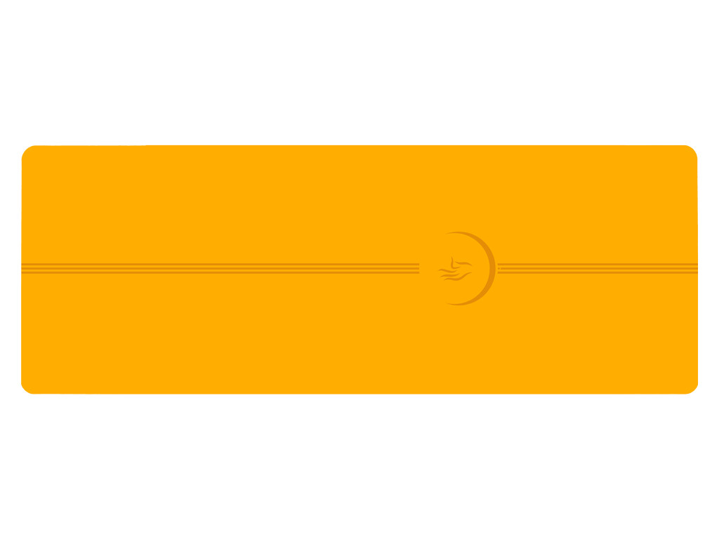 Tapis de Yoga Shiva Moon Jaune safran