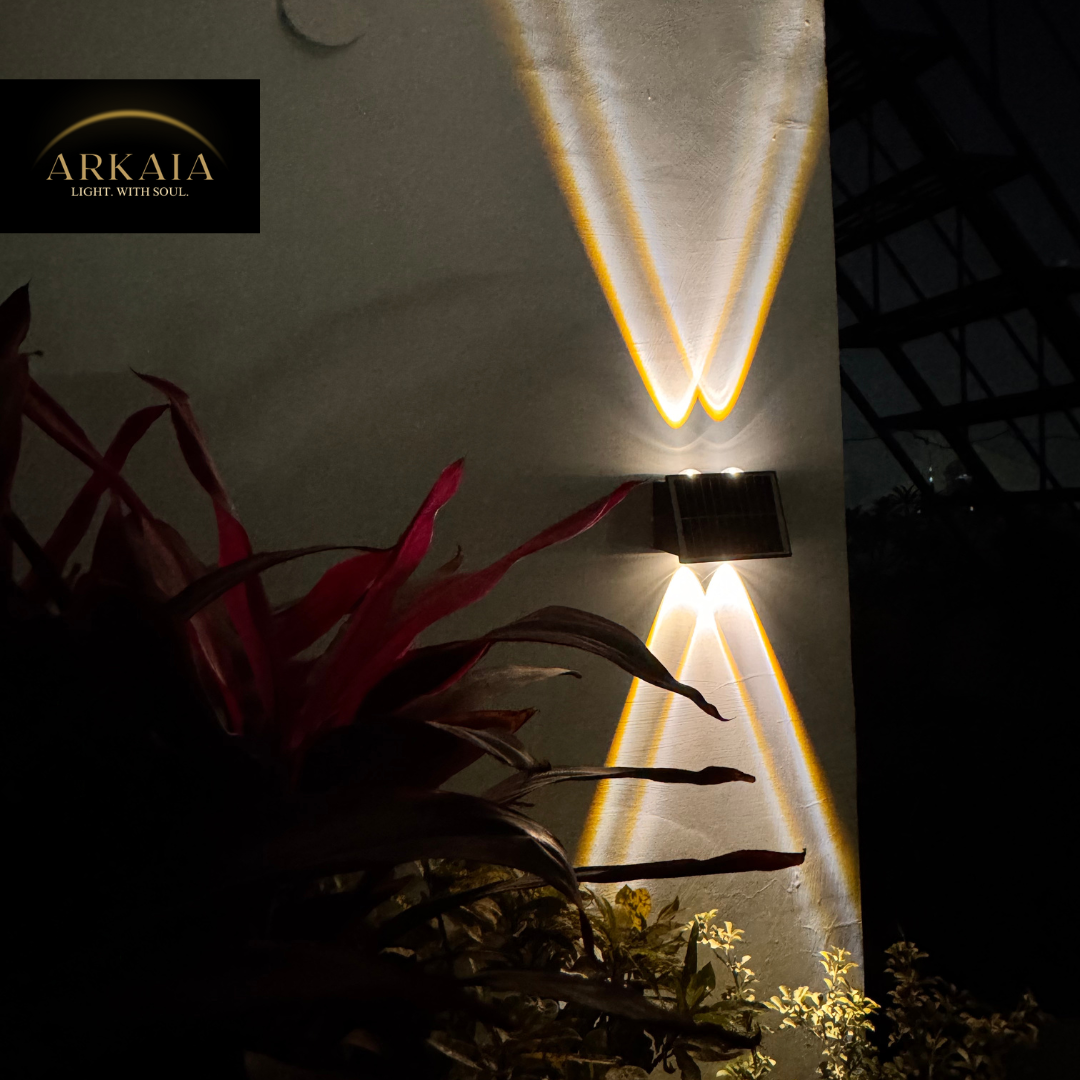 ARKAIA Solar Up Down 4 LED Wall Light
