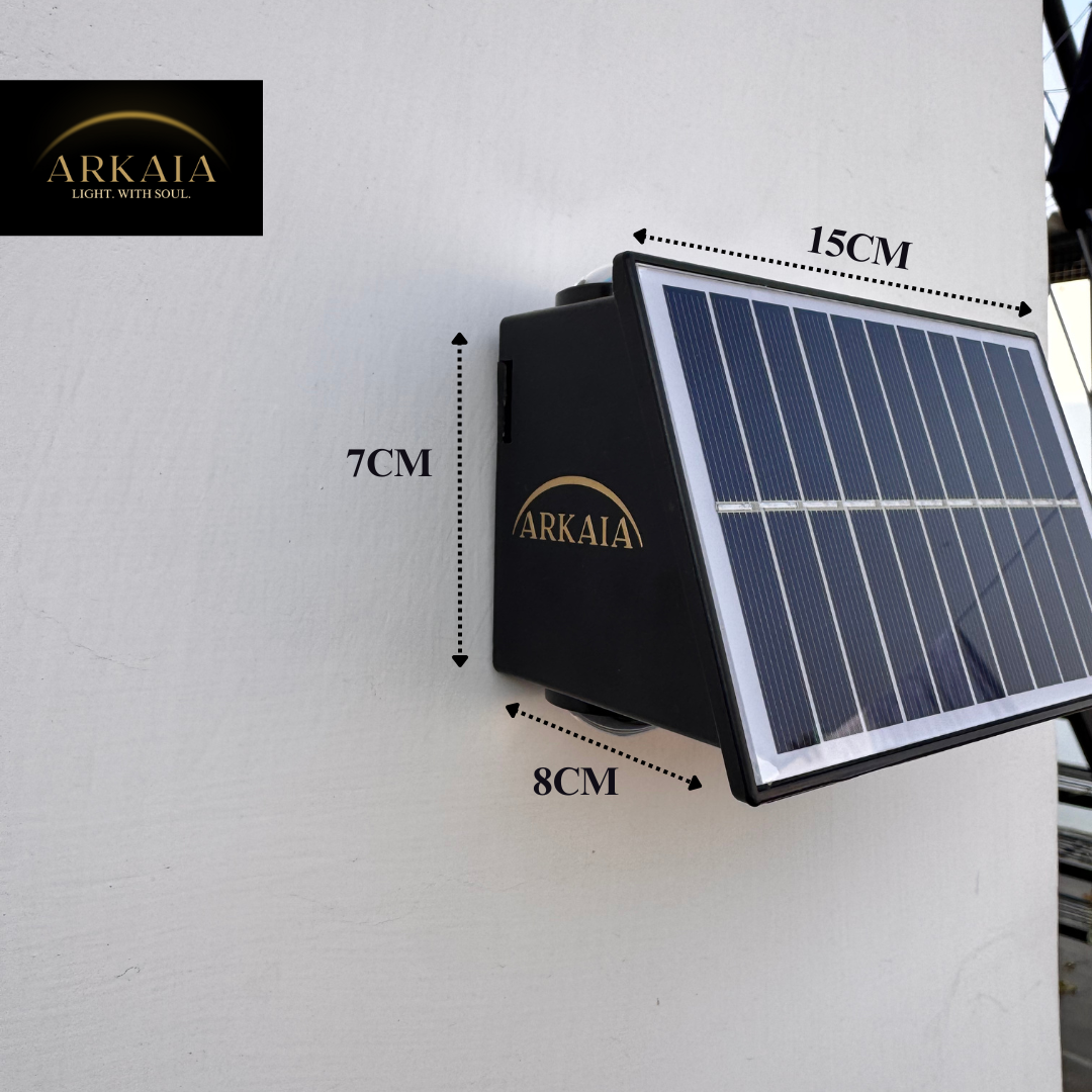 ARKAIA Solar Up Down 6 LED Wall Light